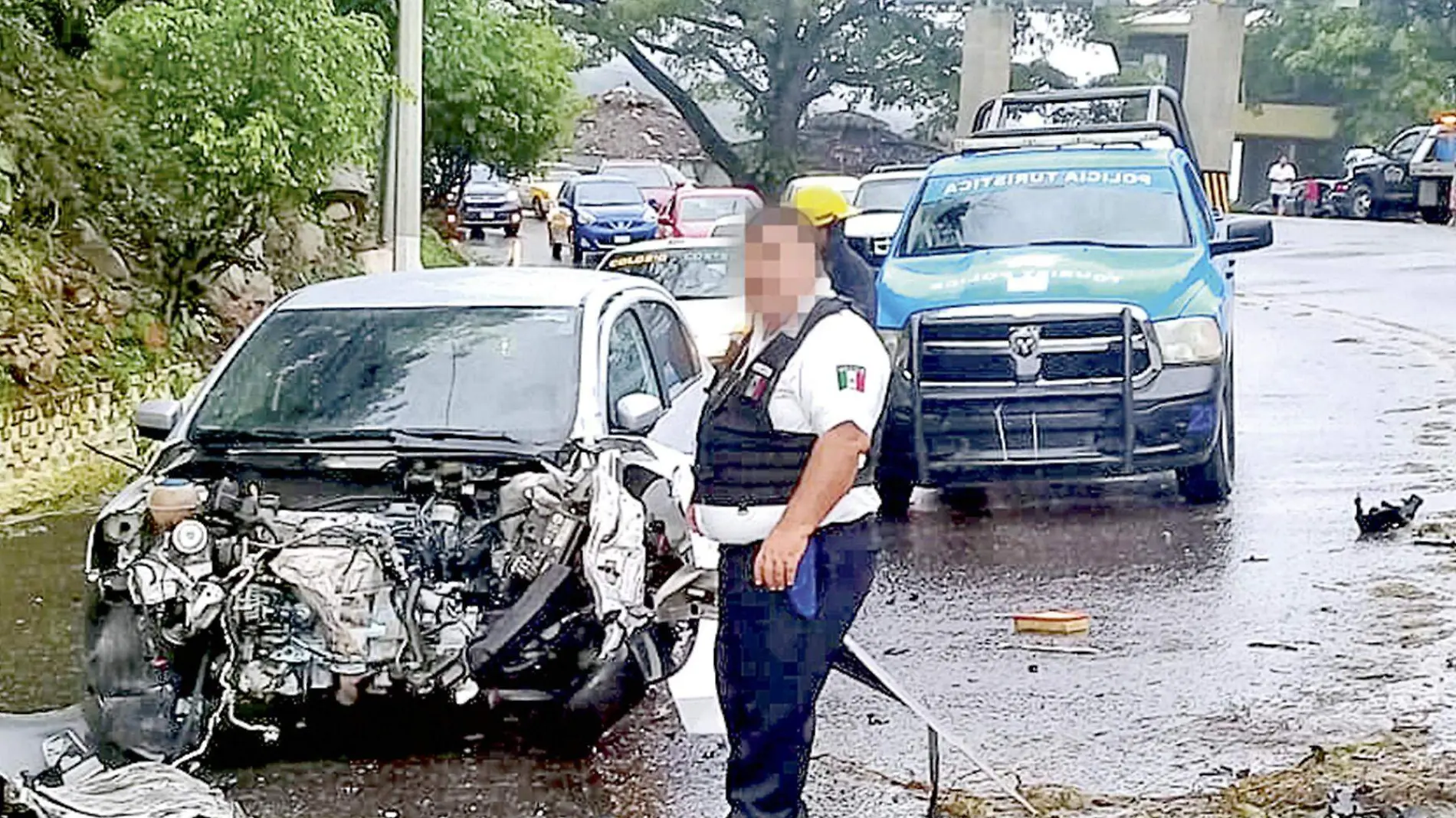 Accidente en la escenica